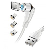 Cavo Magnetico di Ricarica USB-C™ e Micro USB con LED 1.2m - FONTASTIC - ICFT-257063