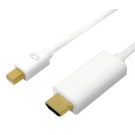 Cavo Convertitore Mini DisplayPort V.1.2 (Thunderbolt) a HDMI M/M 1m - LOGILINK - ICOC DSP-H12-010N