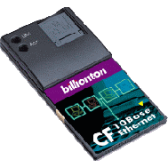 Compact flash card a scheda di rete 10/100 Mbps - OEM - I-CARD LAN-10