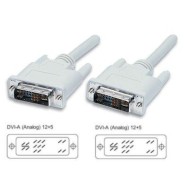 Cavo Monitor DVI analogico  M/M 1,8 mt (DVI-A) - MANHATTAN - ICOC DVI-8200