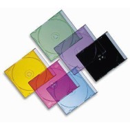 Set 10 pz. porta CD (Sottile) 1 pz. colorati - MANHATTAN - ICA-CD 01-SET