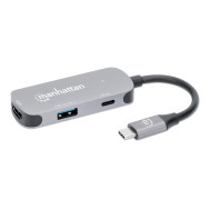 Convertitore USB-C™ a HDMI 3-in-1 con Power Delivery - MANHATTAN - IADAP USB32-HDMIPD
