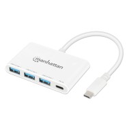 Hub USB 3.2 Gen 1 con 3 porte USB-A e 1 porta USB-C™ Power Delivery  - MANHATTAN - IADAP USB31-HUB32C