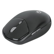 Mouse Ottico USB Wireless 1600dpi Compatto Nero - MANHATTAN - IM 1600-WLUC-BK