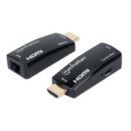 Extender HDMI Over Ethernet 1080p Compatto Nero - MANHATTAN - IDATA EXT-E70SMH