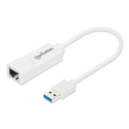 Adattatore USB 3.0 con porta Ethernet LAN 1Gbps - MANHATTAN - IDATA USB-ETGIGA3