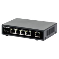 Ethernet Switch Gigabit PoE+ 5 porte - INTELLINET - I-SWHUB POE-839