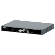 Gigabit Ethernet Switch PoE+ 16 porte con 2 porte SFP - INTELLINET - I-SWHUB POE-983