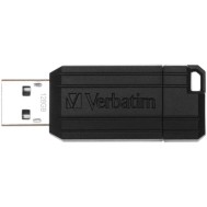 Memoria USB 2.0 PinStripe da 128Gb Colore Nero - VERBATIM - IC-49071
