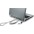 Cavo di sicurezza acciaio con serratura 1.8mt PVC Trasparente - MANHATTAN - IQ-CIRC-LOK1-2