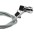Cavo di sicurezza acciaio con serratura 1.8mt PVC Trasparente - MANHATTAN - IQ-CIRC-LOK1-4