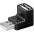 Adattatore USB A maschio/A femmina 90° - MANHATTAN - IADAP USB-AF90-0