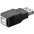 Adattatore Convertitore USB A Femmina USB B Femmina Nero - GOOBAY - IADAP USB-AF/BF-0