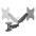 Supporto a Muro con Molla a Gas per TV Curve/Piatte 23-42 563mm Nero-Techly Np-ICA-LCD G222-BK