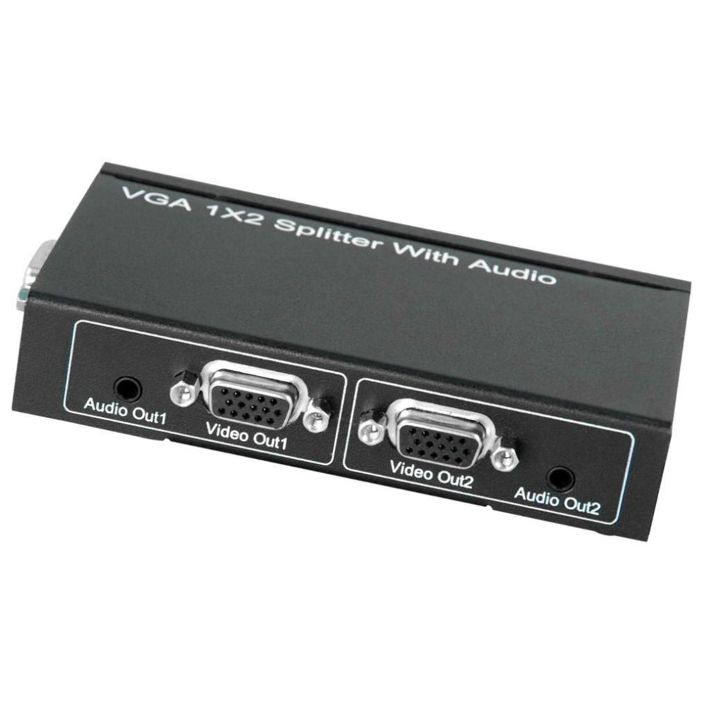 Splitter Video VGA 1x2 con audio - TECHLY NP - IDATA VSP-0102-1