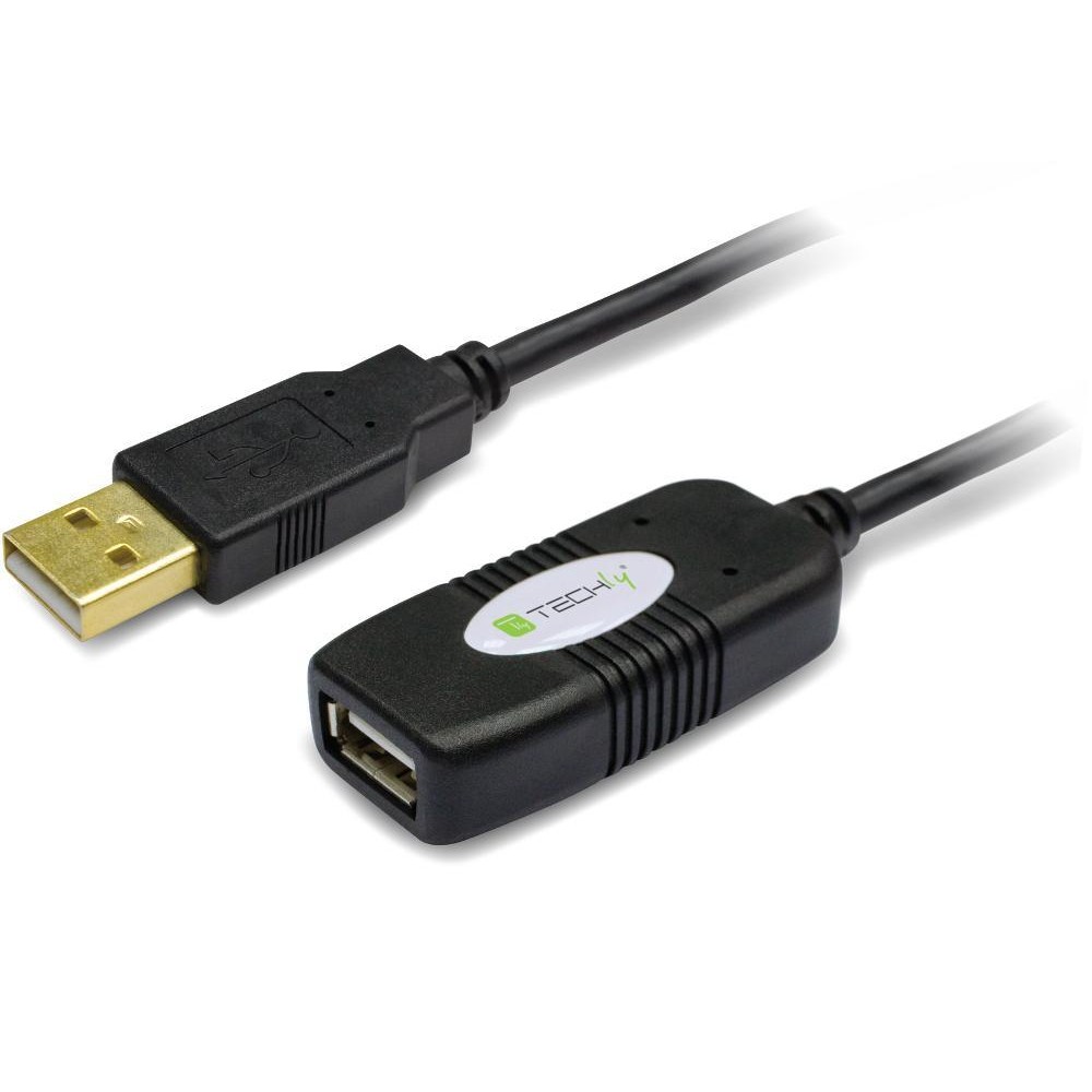 Cavo Prolunga Attivo USB2.0 Hi-Speed 20m - TECHLY NP - IUSB-REP220TY