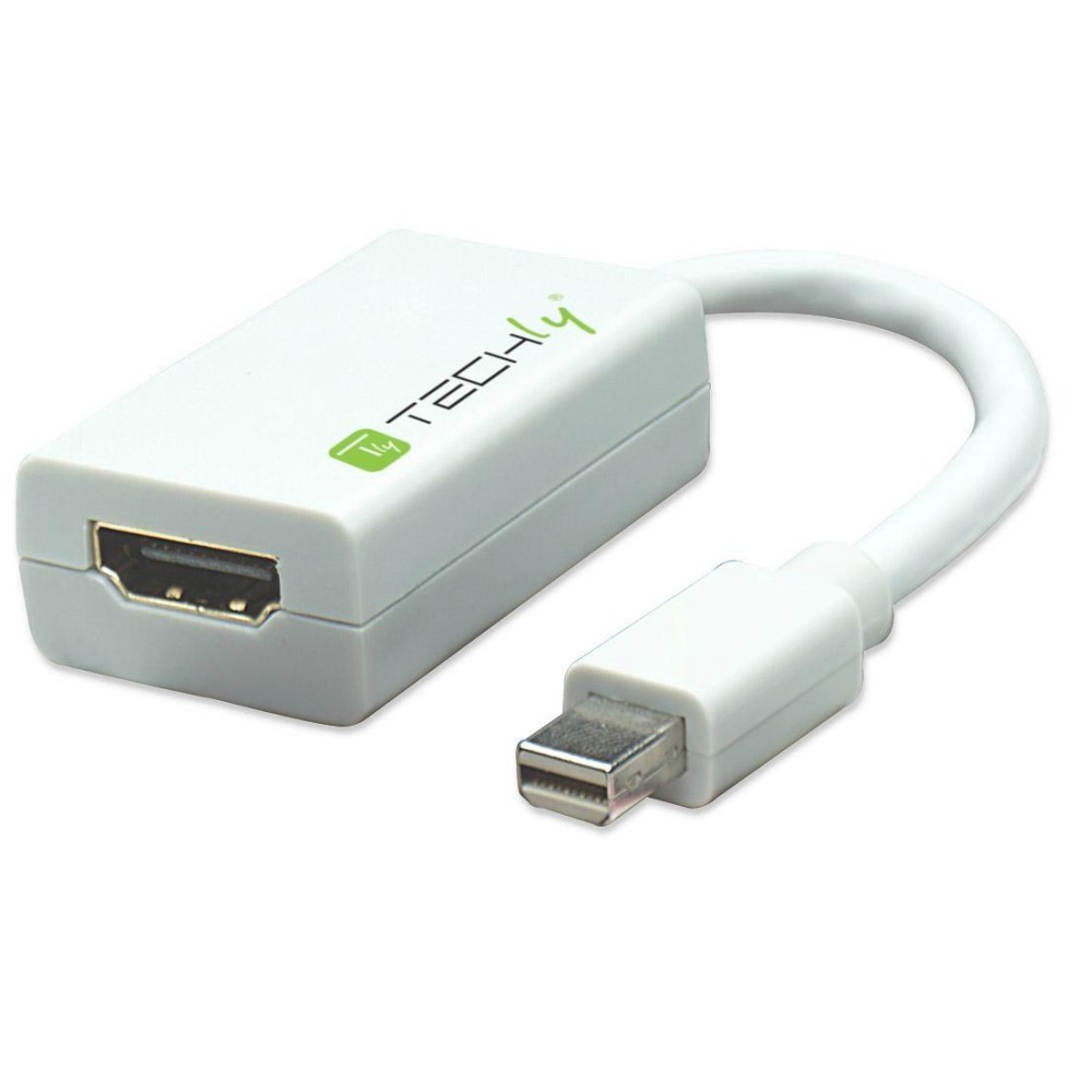 Adattatore Mini DisplayPort (Thunderbolt) 1.1 / HDMI 15cm Bianco - TECHLY - IADAP MDP-HDMIF-1