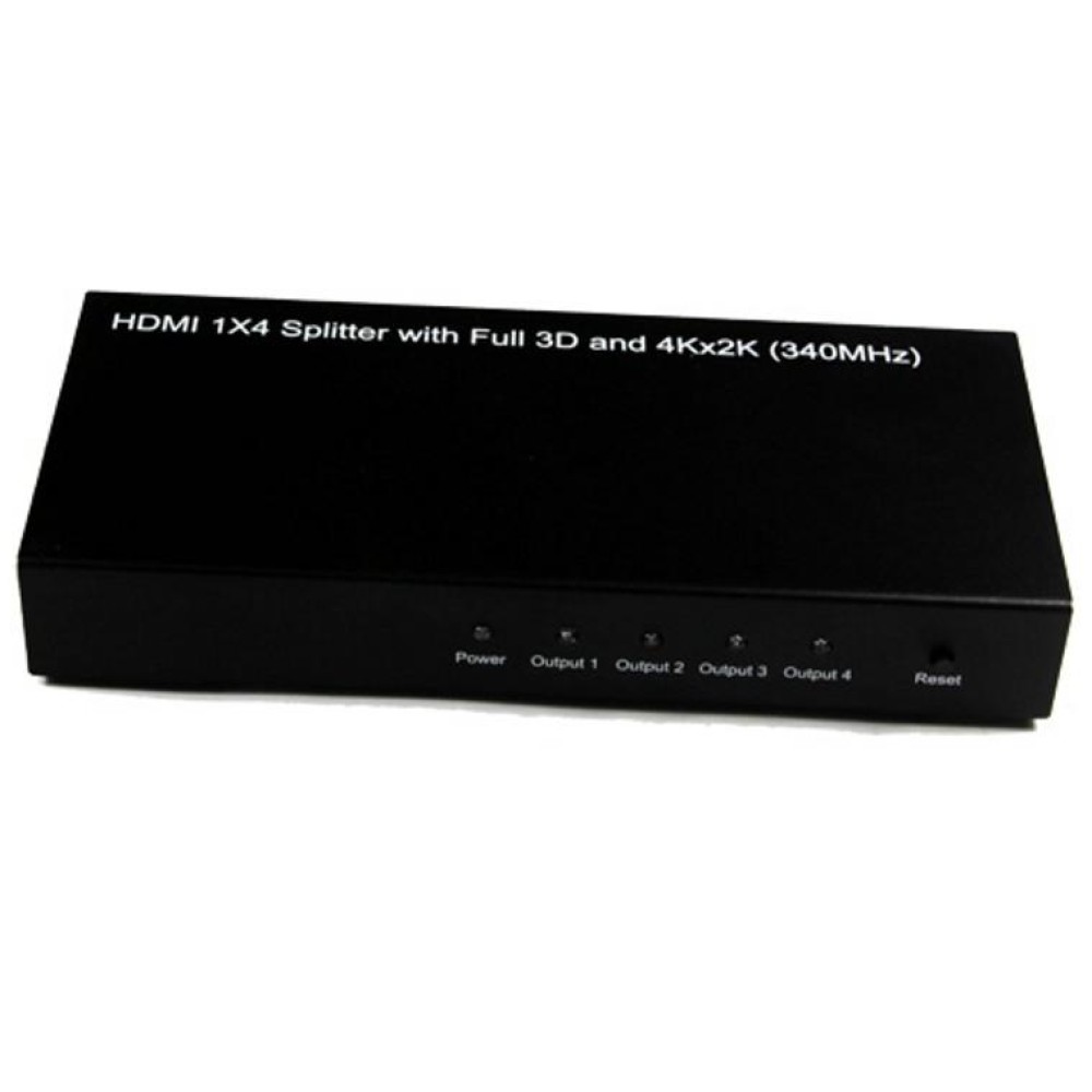 Splitter HDMI Banda 340 MHz, Full 3D, 4K 4 vie - TECHLY - IDATA HDMI-4SPU