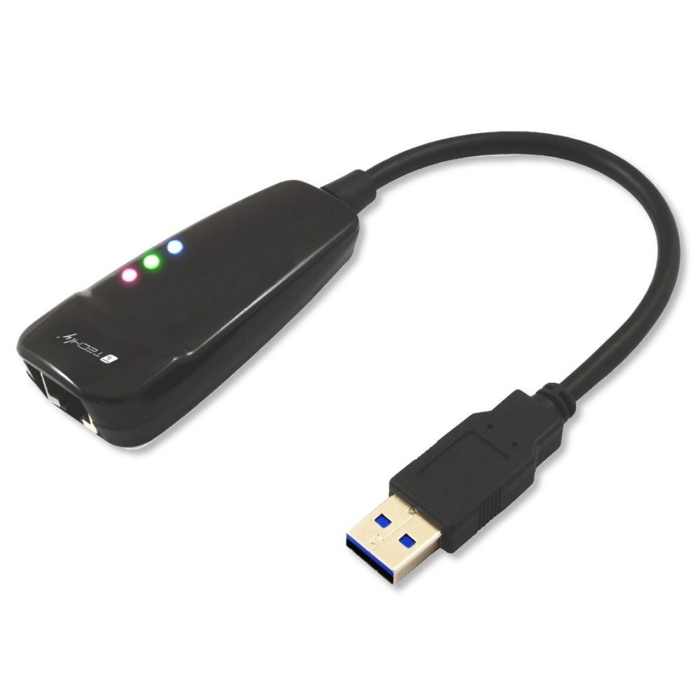 Convertitore da USB2.0 a Fast Ethernet - TECHLY - IDATA ADAP-USB2TY