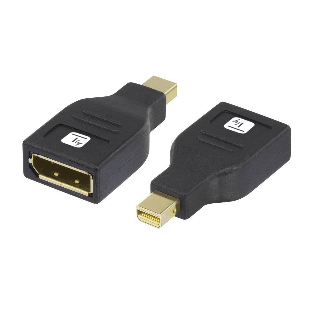 Adattatore DisplayPort F/Mini DisplayPort M (Thunderbolt) 4K Nero - TECHLY - IADAP DP-MDP2-1