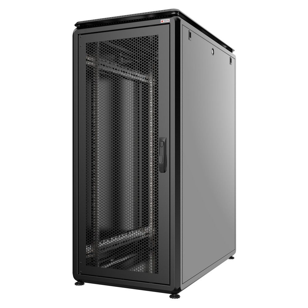 Armadio Server Rack 19" 600x1000 42U Nero Serie Evolution Porta Grigliata - TECHLY PROFESSIONAL - I-CASE EV-4261VB-1