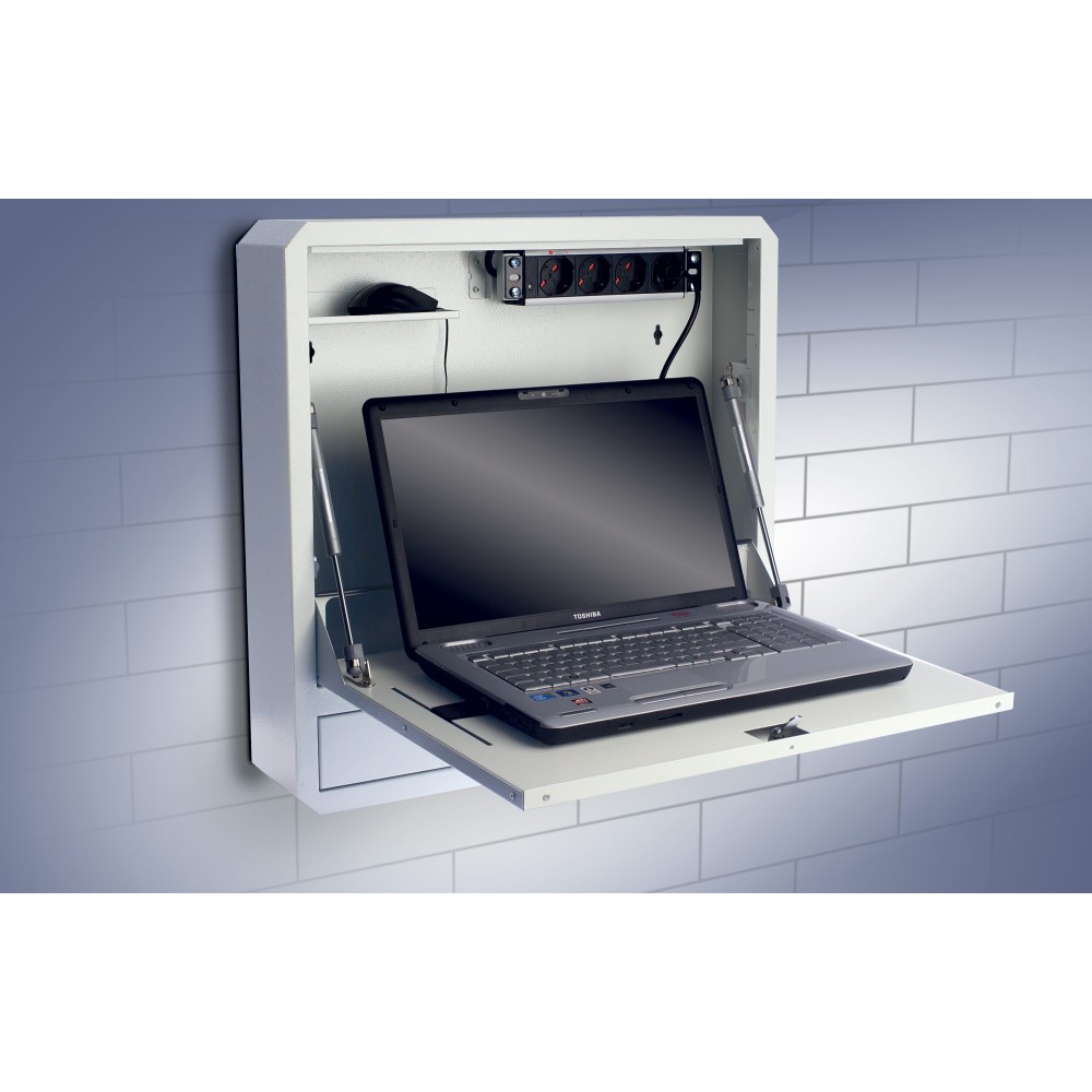 Box di Sicurezza per Notebook e Accessori per LIM Bianco RAL9010 - TECHLY PROFESSIONAL - ICRLIM01W