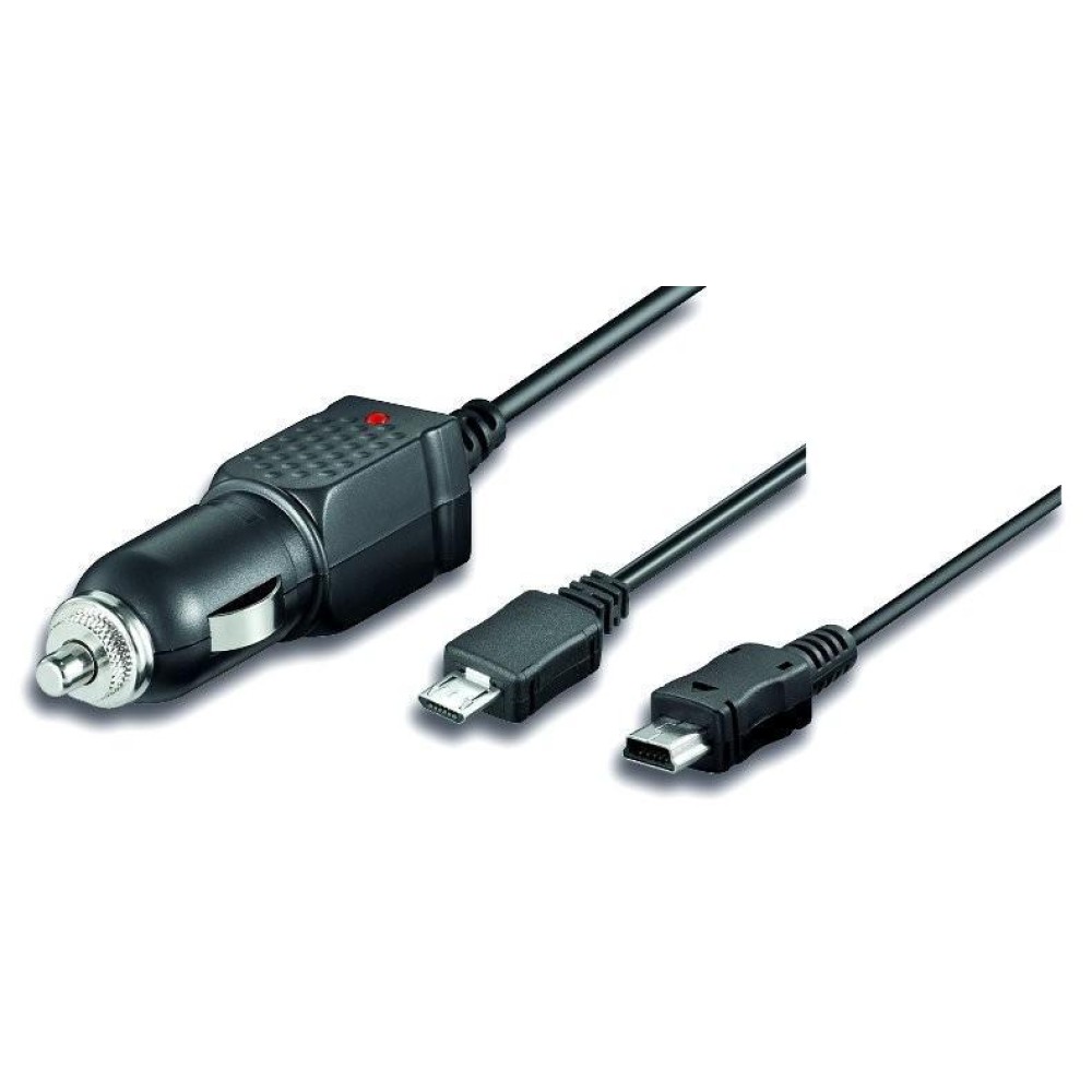 Alimentatore da Auto Mini-USB / Micro-USB 12V 2A - Techly - IPW-CAR-DUAL