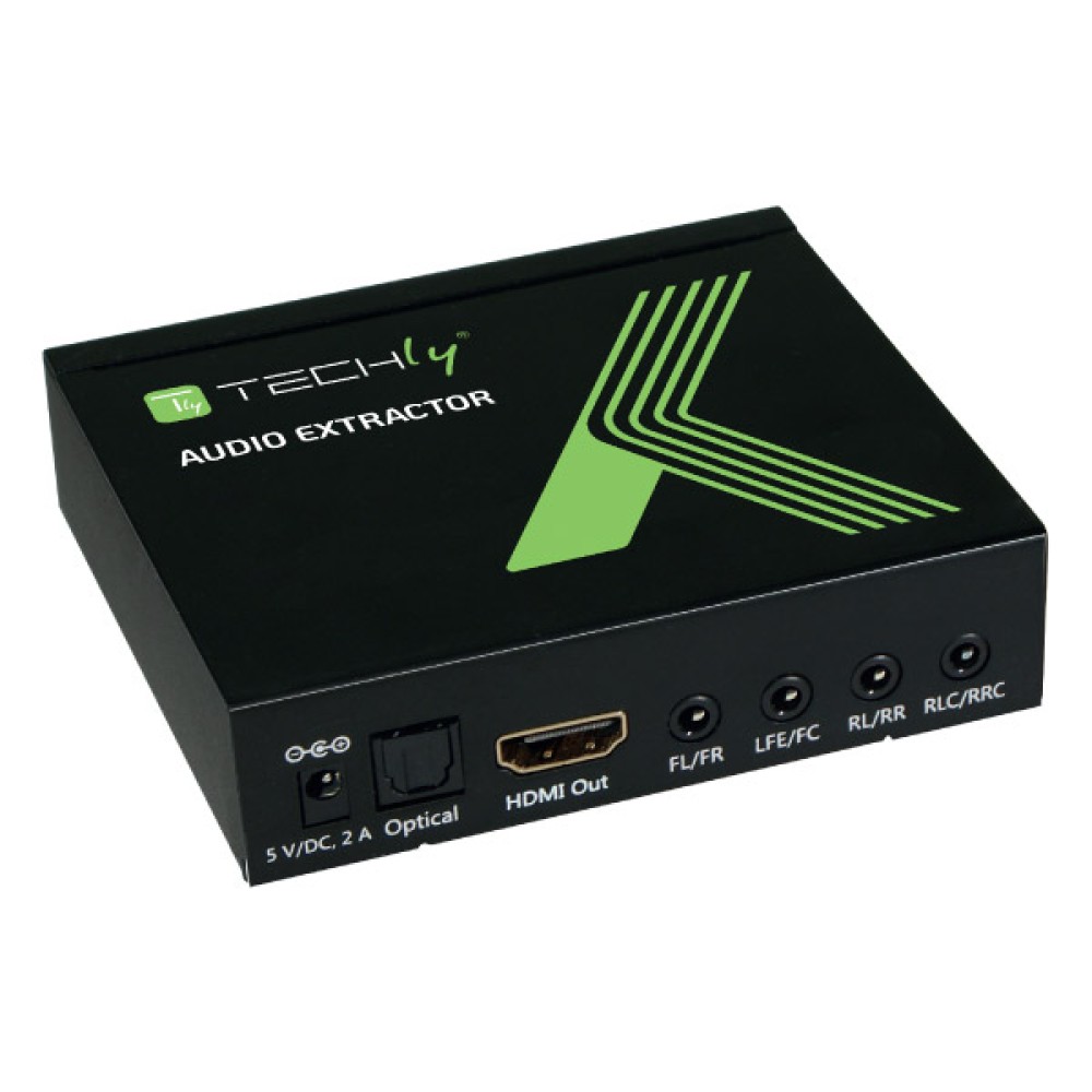 Estrattore Audio LPCM 7.1 da HDMI 4K UHD 3D - TECHLY - IDATA HDMI-EA74K-1