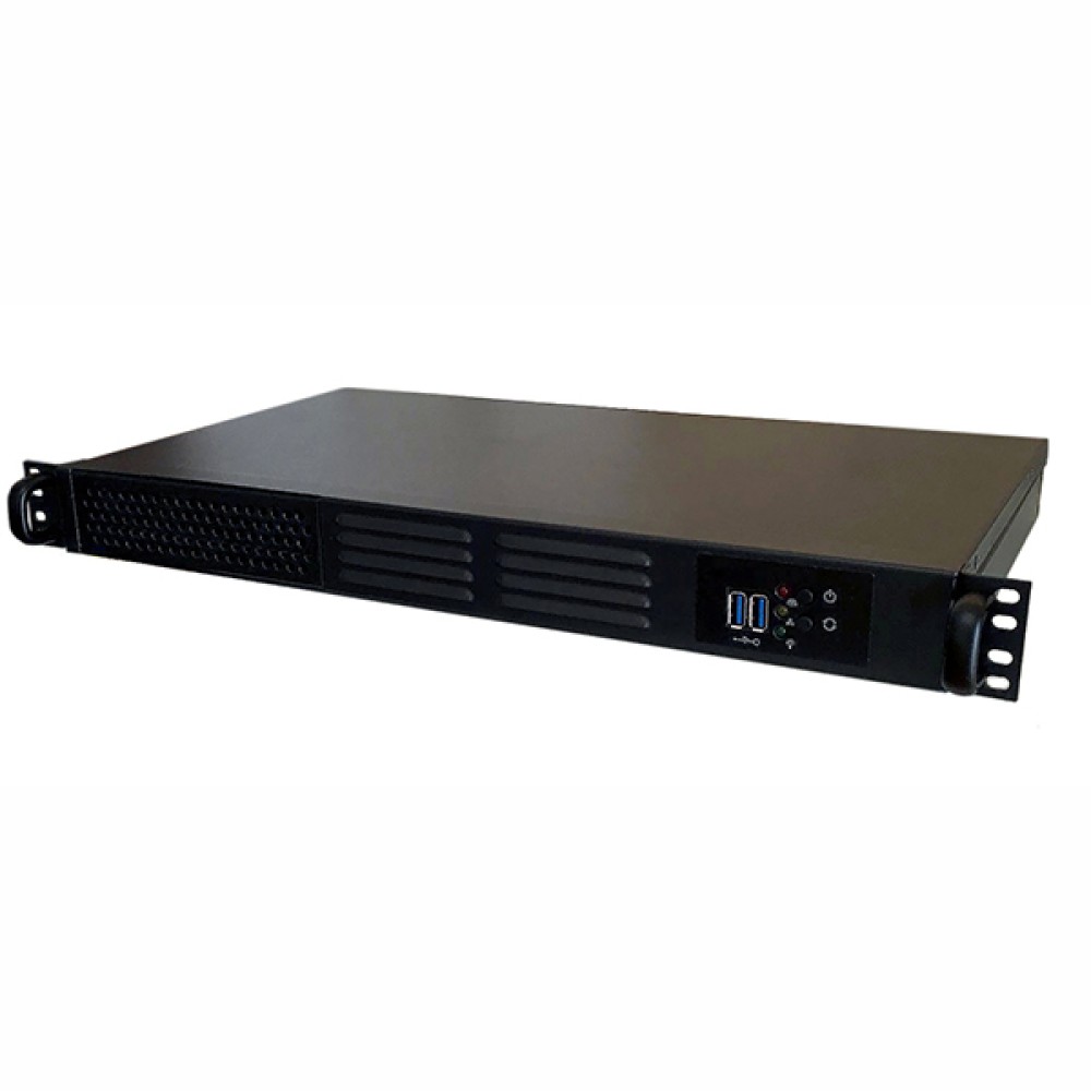 Chassis Rack 19''/Desktop 1U Ultra Compatto 250 mm - TECHLY - I-CASE IPC-125D