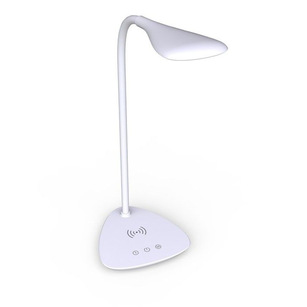 Lampada a LED da Tavolo con Caricatore Wireless - TECHLY - I-LAMP-DSK6-1