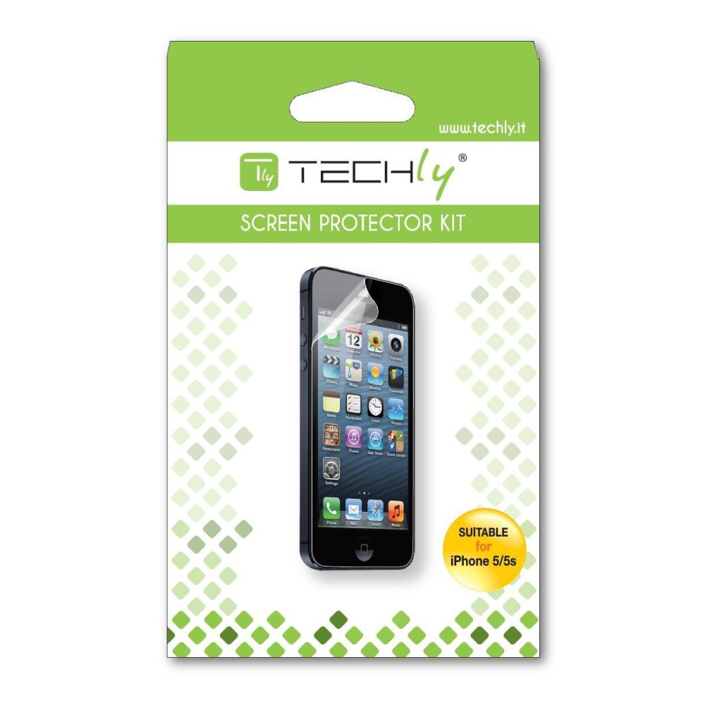 Pellicola Protettiva per Display iPhone 5/5S Ultra Clear - TECHLY - ICA-DCP 818