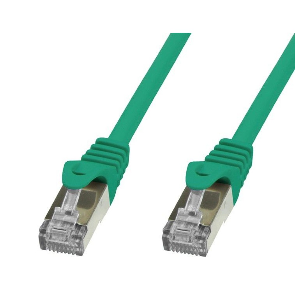 Cavo di rete Patch in rame Cat.6 Verde SFTP LSZH 1m - TECHLY PROFESSIONAL - ICOC LS6-010-GREET-1