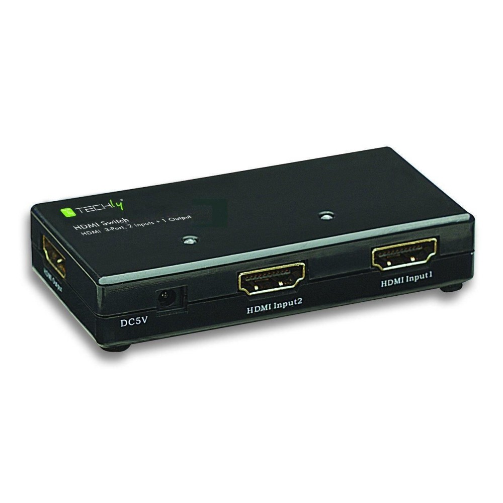 Switch HDMI 2 IN 1 OUT Full HD 1080p 3D - Techly - IDATA HDMI-21