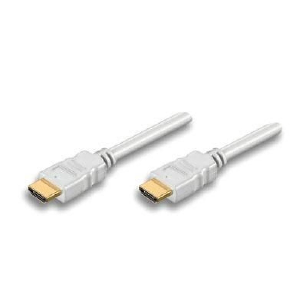 Cavo HDMI High Speed 19 pin M/M 1,0 m bianco - TECHLY - ICOC HDMI-W-010-1