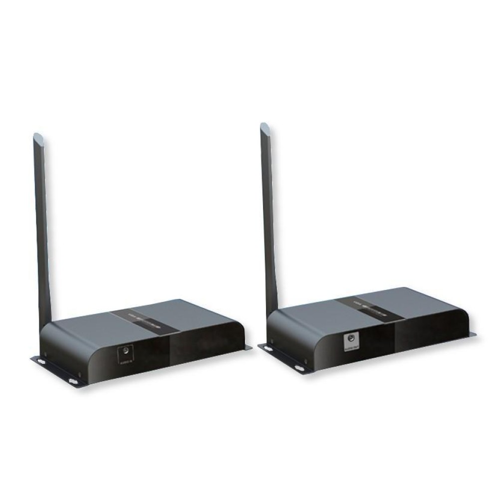 Extender VGA HDbitT over IP Wireless con Audio fino a 200m - TECHLY NP - IDATA VGA-WL200-1