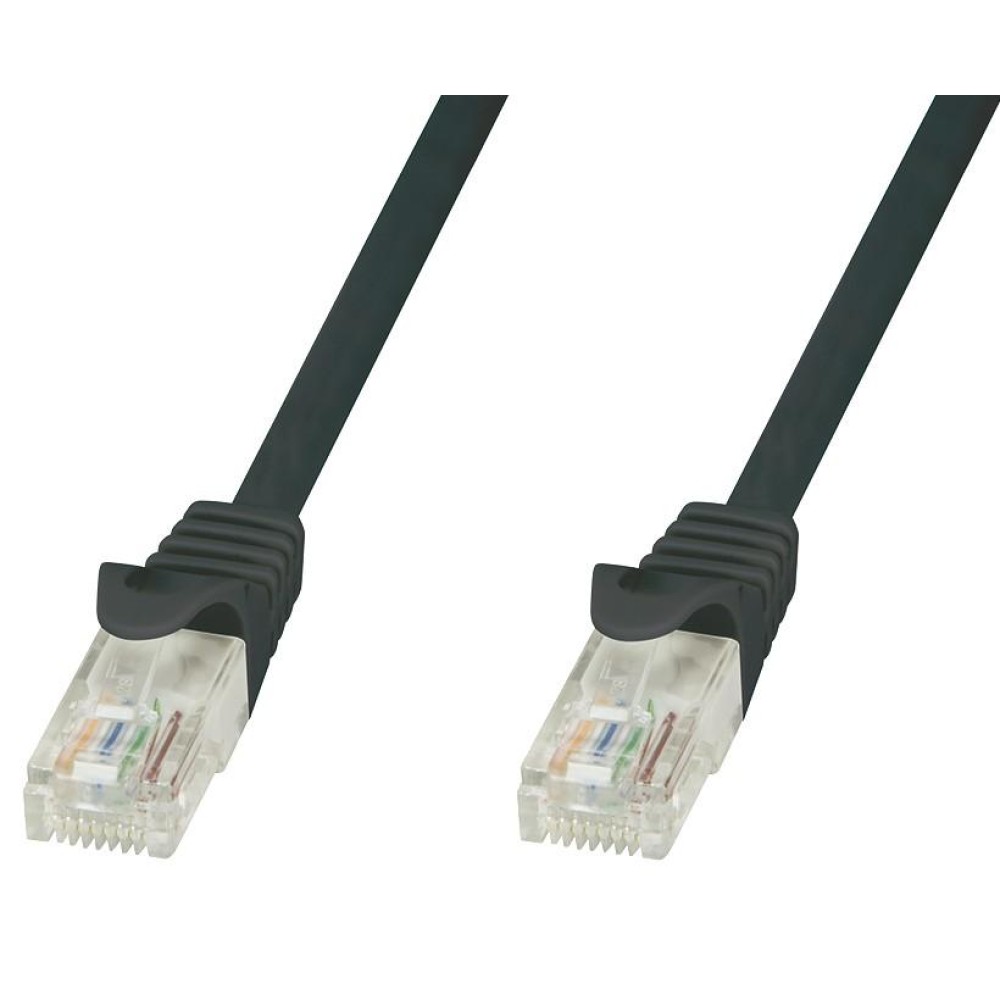 Cavo di rete Patch in CCA Cat.5E Nero UTP 3m - TECHLY PROFESSIONAL - ICOC CCA5U-030-BKT-1