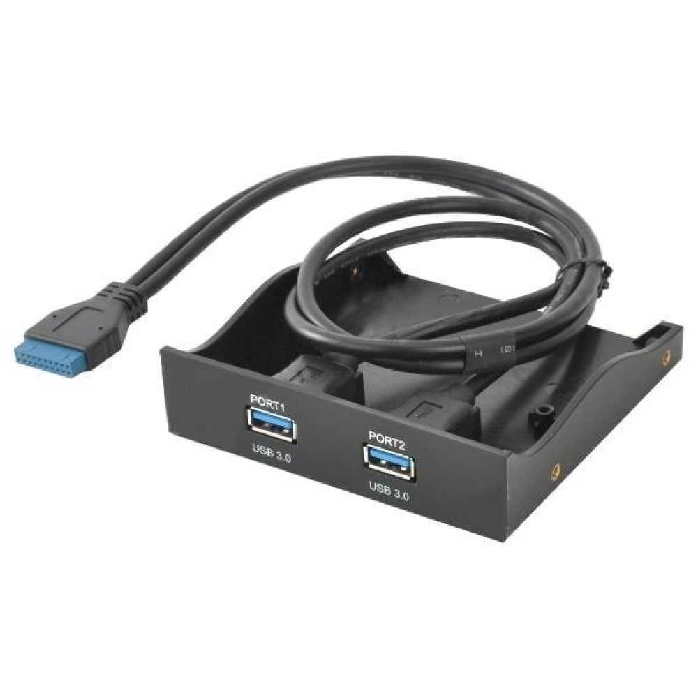 Pannello Frontale 2 porte USB3.0 3,5" - TECHLY NP - ICOC SLOT-P31