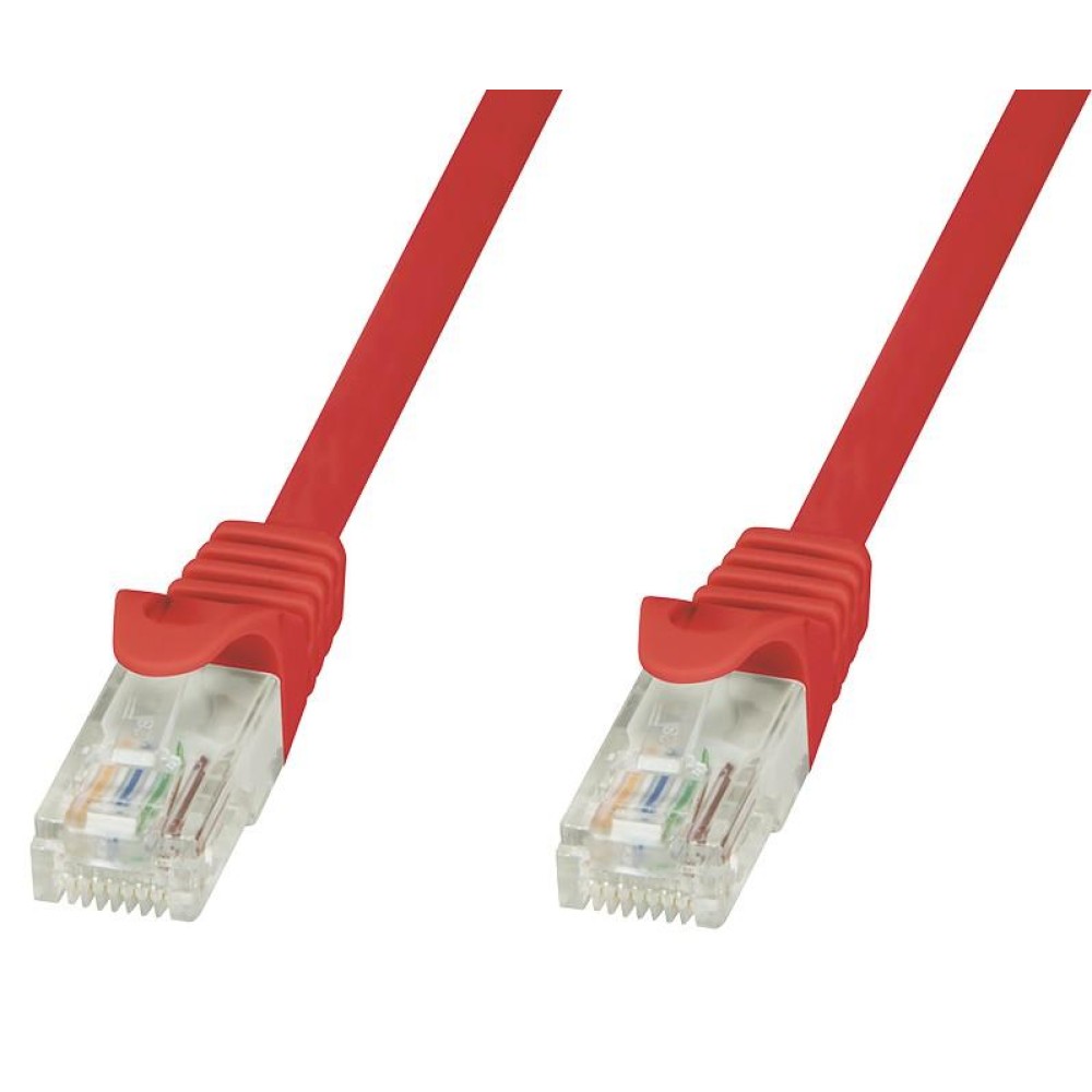 Cavo di rete Patch in CCA Cat.6 Rosso UTP 7,5m - TECHLY PROFESSIONAL - ICOC CCA6U-075-RET-1