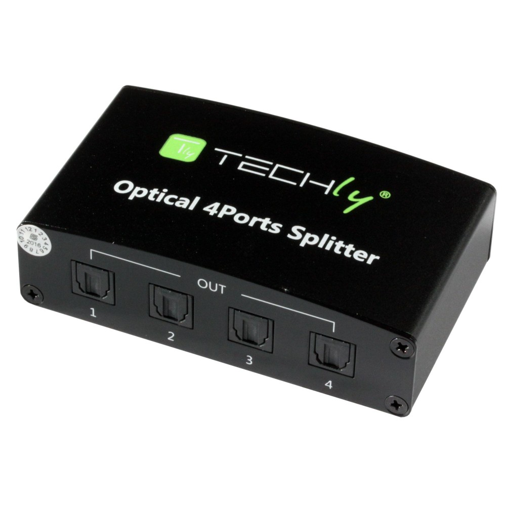 Splitter Audio Digitale Toslink 4 Porte - Techly - IDATA TOS-SP4