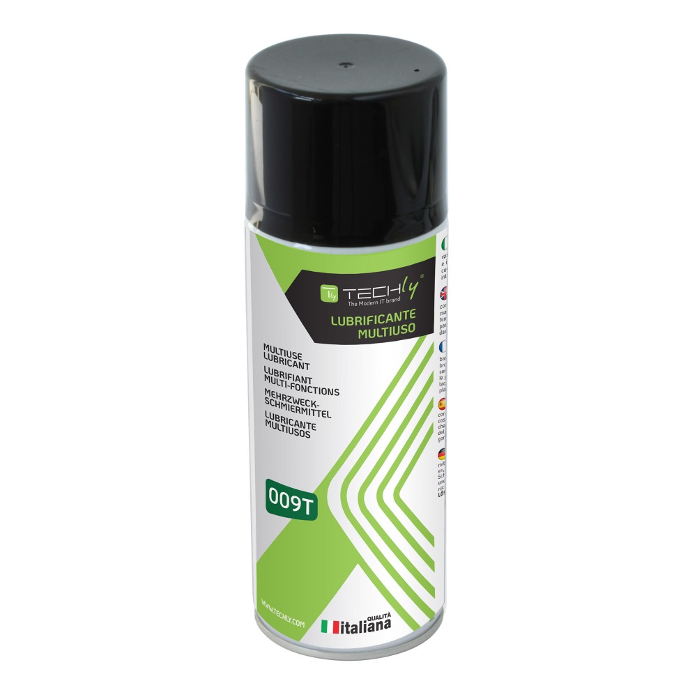 Spray Lubrificante Alte Prestazioni 400ml - TECHLY - ICA-CA 009T-1