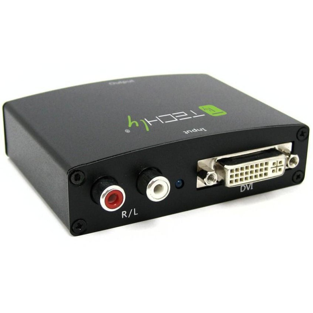 Convertitore Video da DVI-I e Audio R/L a HDMI - Techly Np - IDATA DVI-HDMI-1