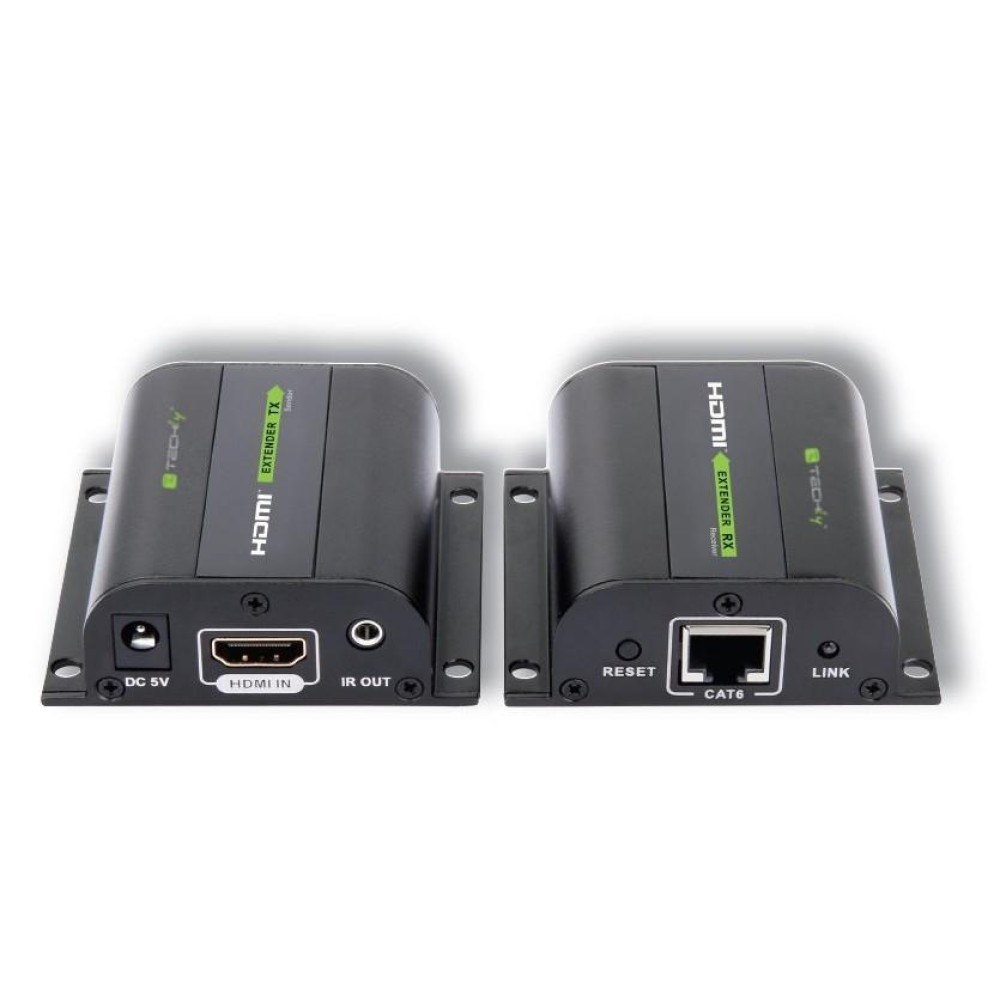 Extender HDMI Full HD 3D IR su cavo Cat.5E/6/6A/7 60m Autoregolato - TECHLY - IDATA EXT-E70I-1 Extender HDMI Full HD 3D IR su cavo Cat.5E/6/6A/7 60m Autoregolato - TECHLY - IDATA EXT-E70I-1