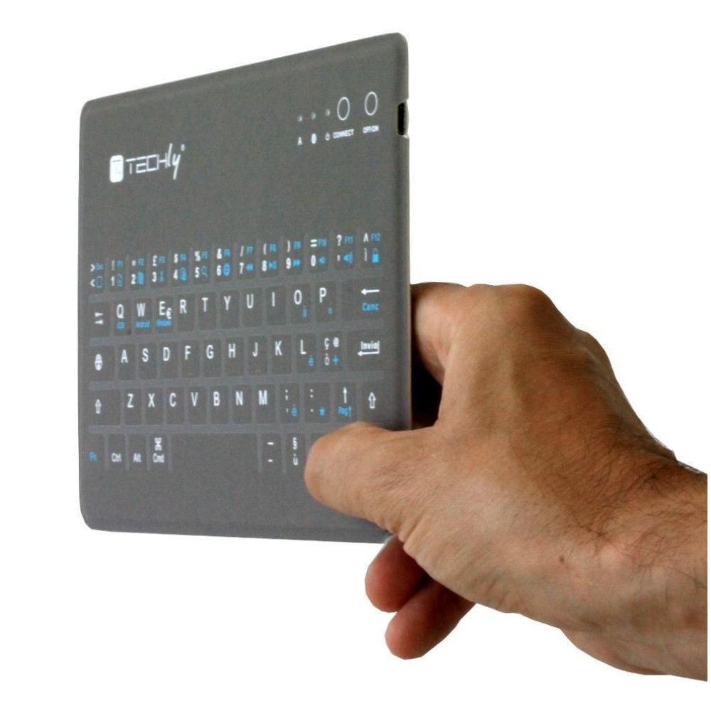 Mini Tastiera Ultra Slim Bluetooth 3.0 per Smartphone e Tablet - TECHLY - ICTB1007-1