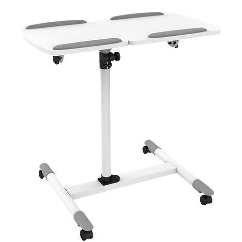 Trolley Flessibile Universale per Notebook / Proiettore, Bianco - TECHLY - ICA-TB TPM-5-1