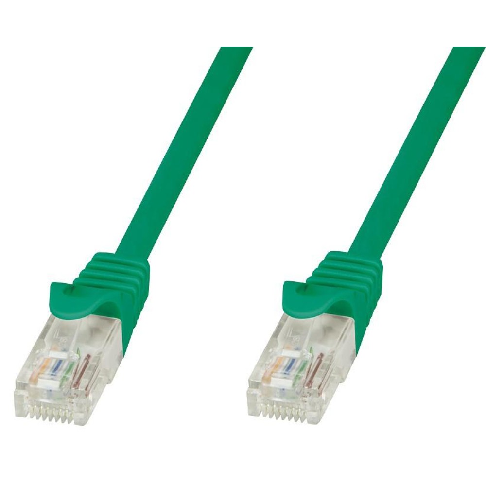 Cavo di rete Patch in CCA Cat.5E Verde UTP 10m - TECHLY PROFESSIONAL - ICOC CCA5U-100-GREET-1