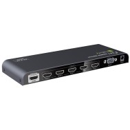 Switch HDMI2.0 5 IN 1 OUT con Telecomando 4K UHD 3D - TECHLY - IDATA HDMI2-4K51