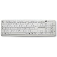 Tastiera 105 tasti PS2 Standard, colore Bianco - TECHLY - IDATA 955-WHITE