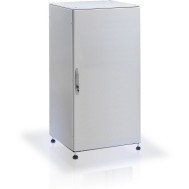 Armadio rack 19" a pavimento 42U grigio IP55 porta cieca prof. 800 mm - TECHLY PROFESSIONAL - I-CASE IP-4288GC