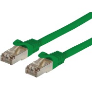 Cavo di Rete Patch in Rame Cat. 6A SFTP LSZH 0,25 m Verde - TECHLY PROFESSIONAL - ICOC LS6A-0025-GRT