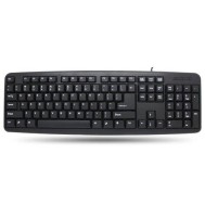 Tastiera 104 tasti USB layout americano Nero - TECHLY - IDATA 955-UBK-AM